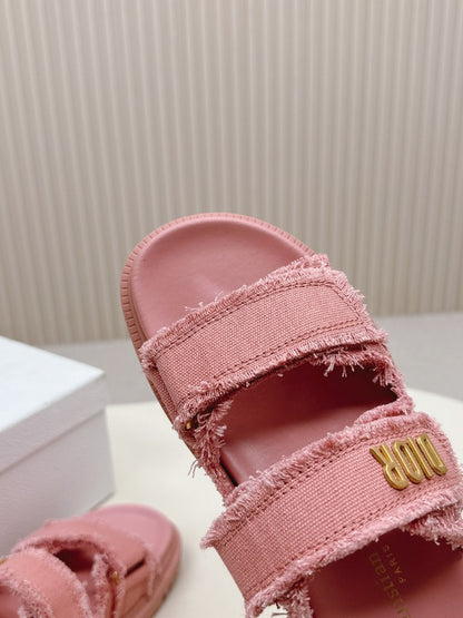 ODS3 Leather Women Slipper Size 35-42 Shoes with box