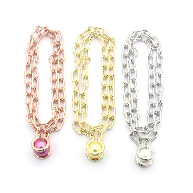 TB08    Double layer pearl pendant bracelet jewelry