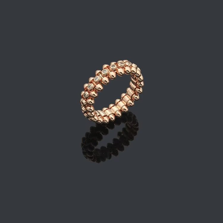 CAJ01    Ring with diamond bullet shape  Jewelry