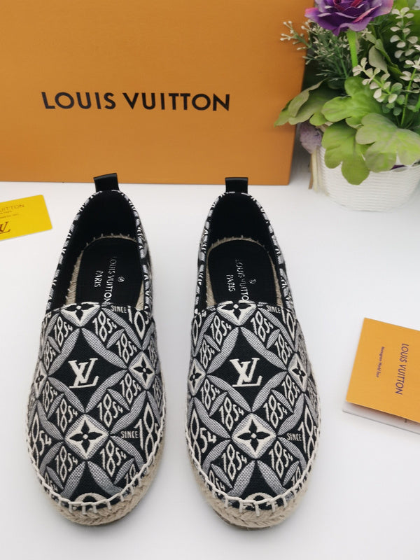 OLS36 Leather Women Shoes 35-42 Fisherman's shoes With box