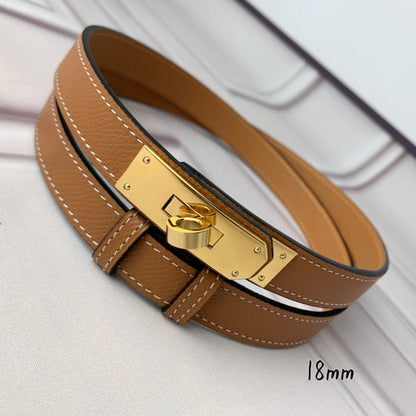 HBL7 Real leather 1.8CM 95-110CM Belt with all packing