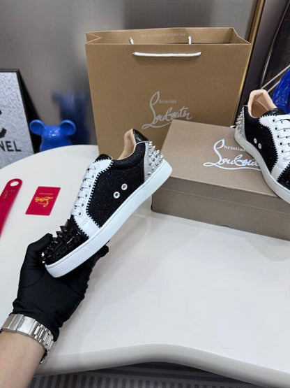 MCLS11 Women 35-40 and Men 40-45 Leather Shoes With Box