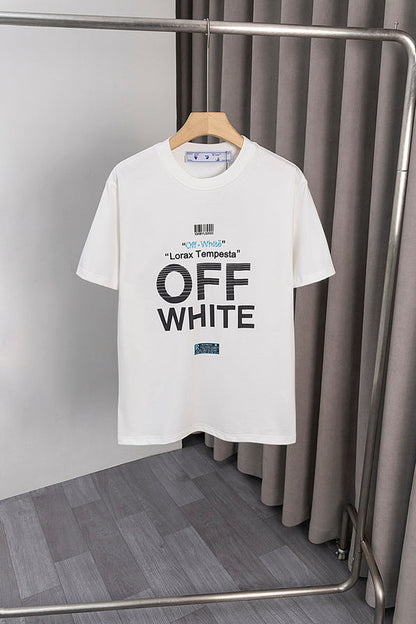 OFFC37  Men's and women's summer short-sleeved T-shirt clothes