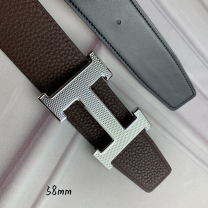 HBL3 Real leather 3.8CM 95-125CM Belt with all packing