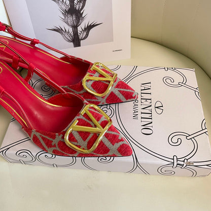 MJVS5 Leather Women 4/6/8/10CM Heel shoes 35-41 With box