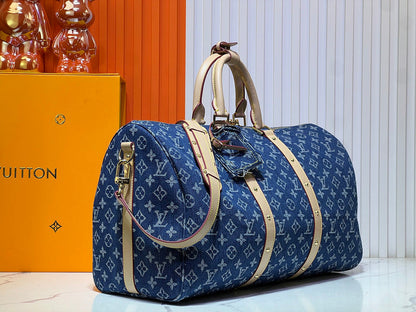 LLP209 Leather Bag 45-27-20CM Travel  for women and men Bags