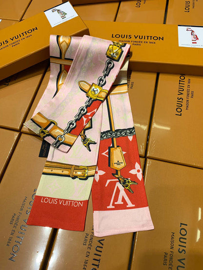 XLC17 Silk satin 8-120CM scarf