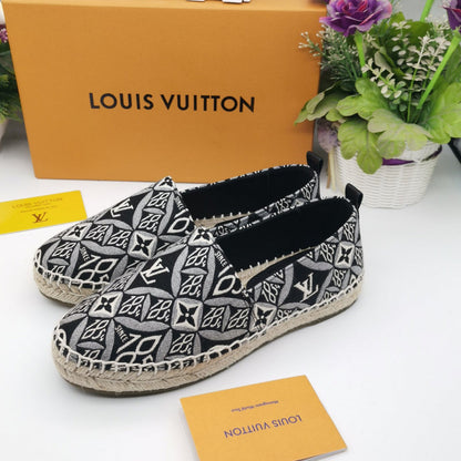 OLS36 Leather Women Shoes 35-42 Fisherman's shoes With box