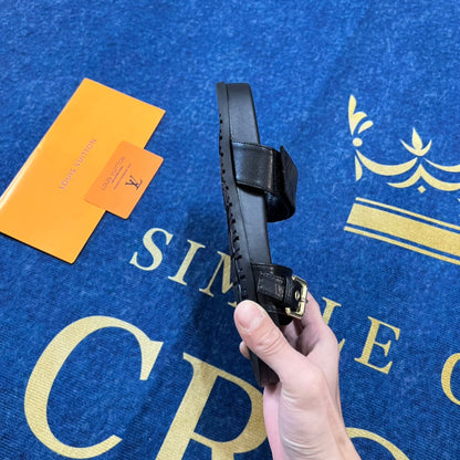 MJLS08 Women slipper Leather Shoes 35-42 with box