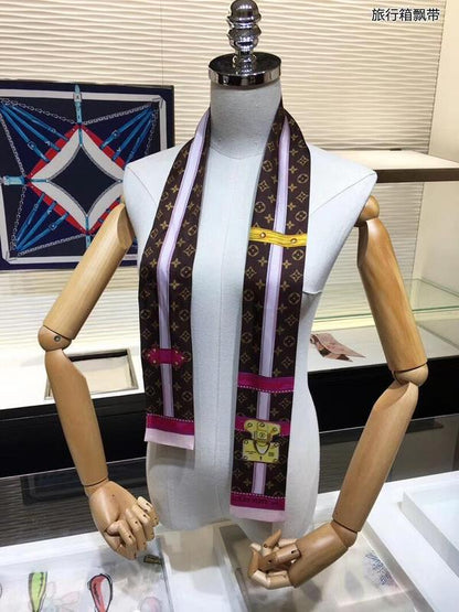 LSC40 Silk satin 8-120CM scarf