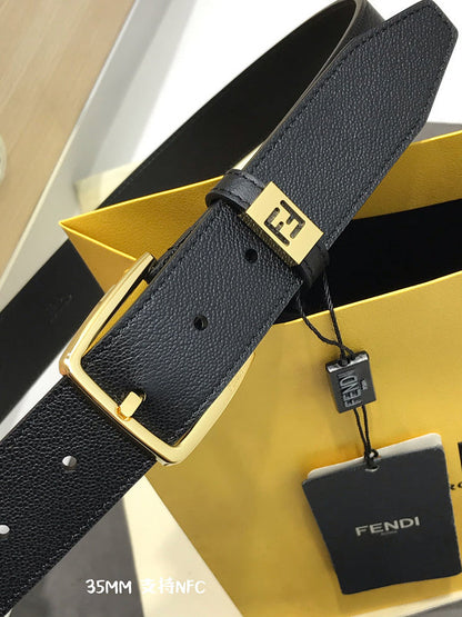 FBL9 Real leather 3.5CM 95-125CM Belt with all packing