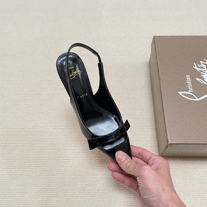 MBCL1 Women Heel 6CM 8CM 10CM Leather shoes 35-41 with box