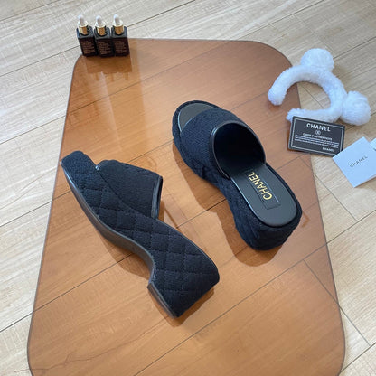 MBCS12 Leather Slippers Size 35-41 Shoes with Box