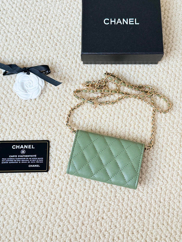 LCP02 Wallet Bag 13.1-7.5-2.1CM Leather bags with box