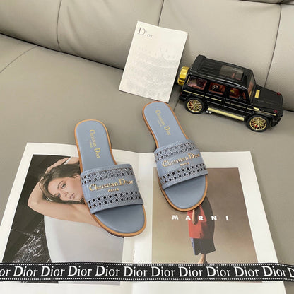 MBDS1 Leather Slippers Size 35-41 Shoes with Box