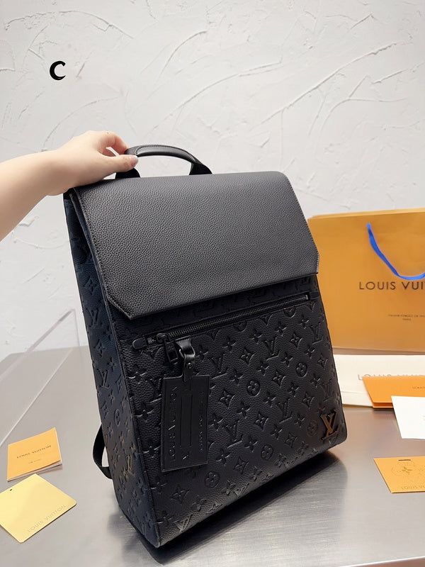 MLP37 Leather Bag 30-40CM backpack   for women and men Bags