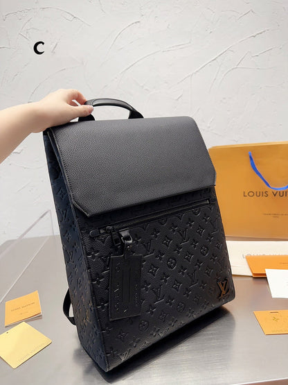 MLP37 Leather Bag 30-40CM backpack   for women and men Bags