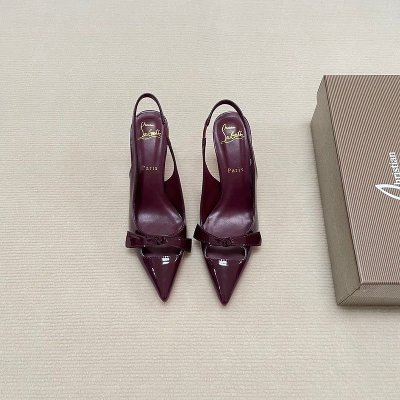 MBCL1 Women Heel 6CM 8CM 10CM Leather shoes 35-41 with box