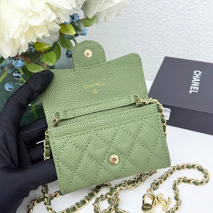 LCP04 Wallet Bag 13.1-7.5-2.1CM Leather bags with box