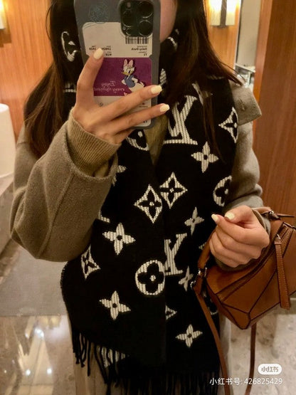 XLC34 cashmere blend 45-190CM Scarf