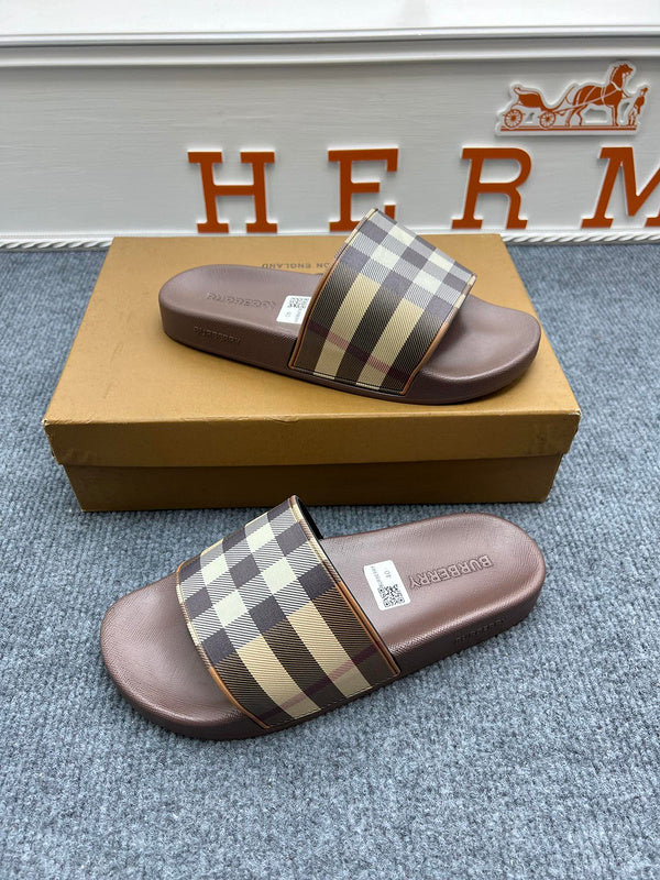 YBS01 Couples slipper Leather Shoes 36-46 with box