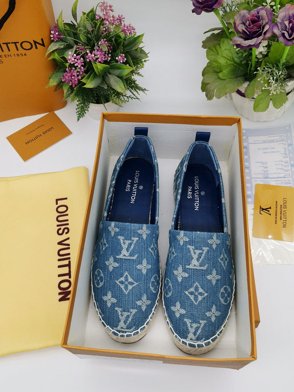 OLS34 Leather Women 35-42 Shoes Fisherman's shoes With box