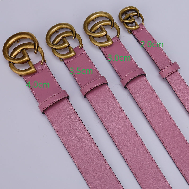 GCBL14 wide 2.0cm 3.0cm 3.5cm 4.0cm total length 95-125cm Leather Belt High Quality With packing