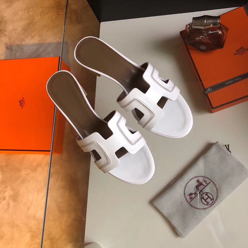 OHS01 Couples slipper Leather Shoes 35-42 with box