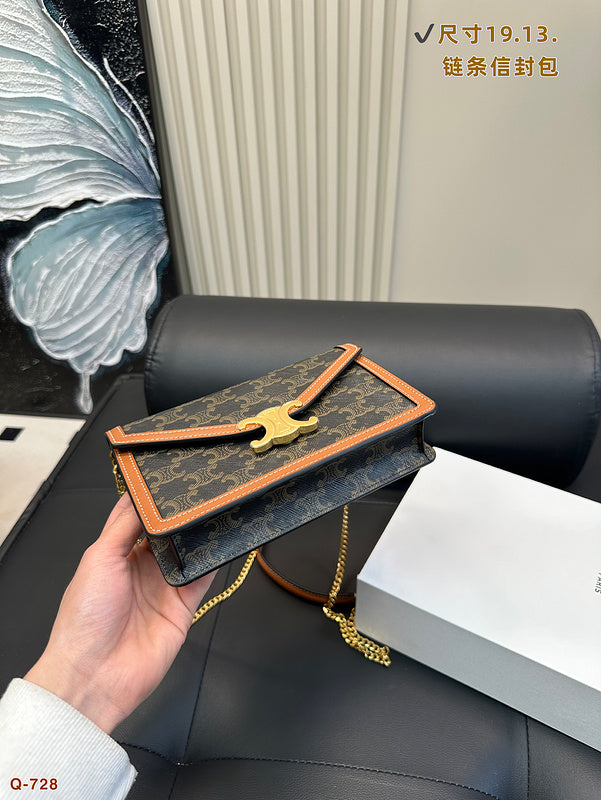 ACP05 Leather Bag 19-13CM Shoulder bags with box