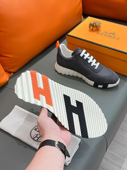 BMHS0 Leather Shoes Women35-41 Man 40-44 with box