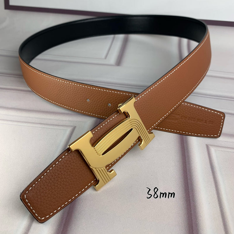 HBL5 Real leather 3.8CM 95-125CM Belt with all packing