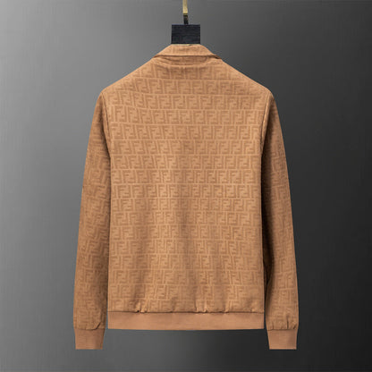 FDC15 New Spring and Autumn thin imitation deer skin velvet jacket long sleeved cardigan clothes