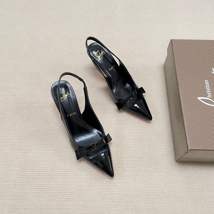 MBCL1 Women Heel 6CM 8CM 10CM Leather shoes 35-41 with box