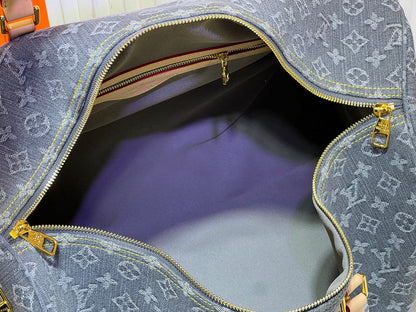 LLP187 Leather Bag 50-29-22CM Travel   for women and men Bags