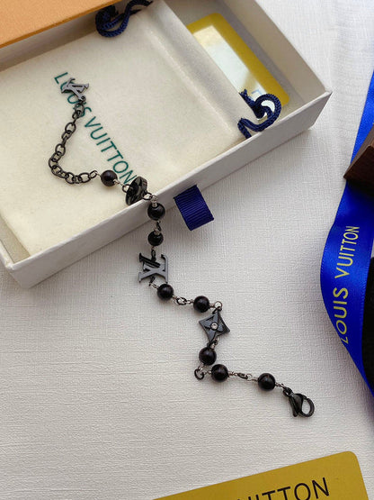 X678 Men's Titanium Steel Necklace Bracelet Set Jewelry