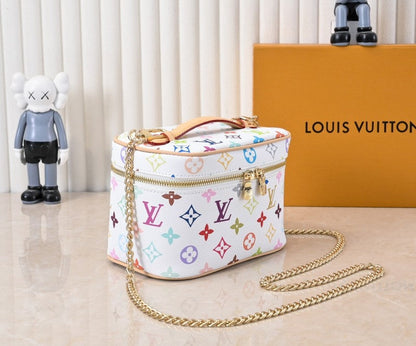 LLP035 Leather Bag 20-13.5-12CM 14-10.2-8.5CM Shoulder Bags