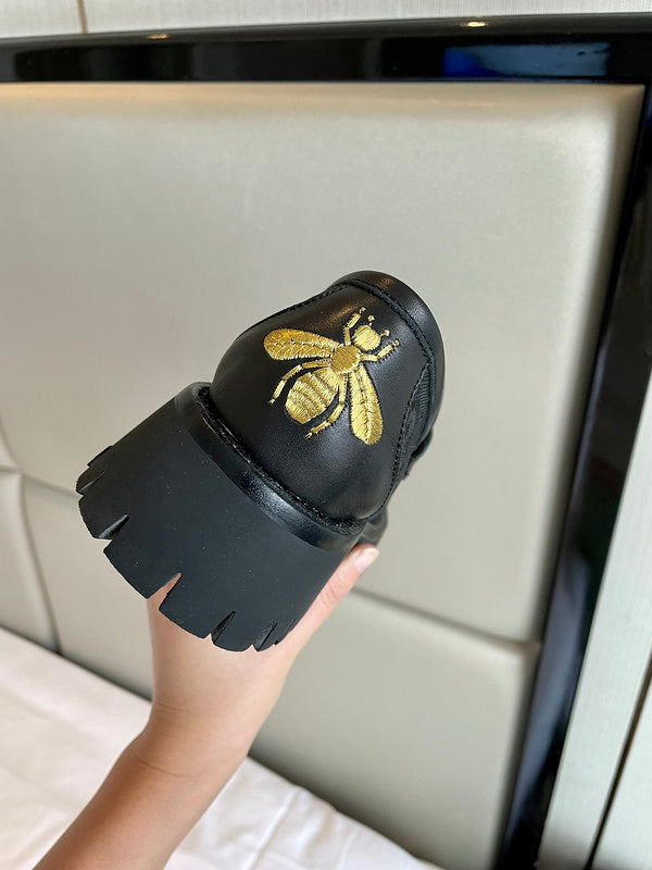 JHGS1 Leather Shoes Women 35-41 with box