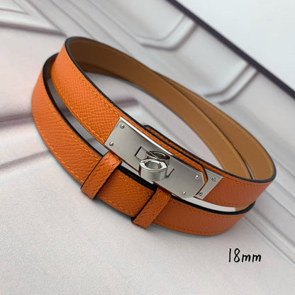 HBL7 Real leather 1.8CM 95-110CM Belt with all packing