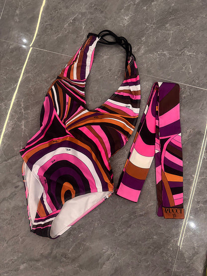 PH2501  Women's one-piece bikini swimsuit