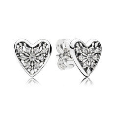 PDE100 pandora s925 Sterling Silver Earrings 1:1 Quality for women