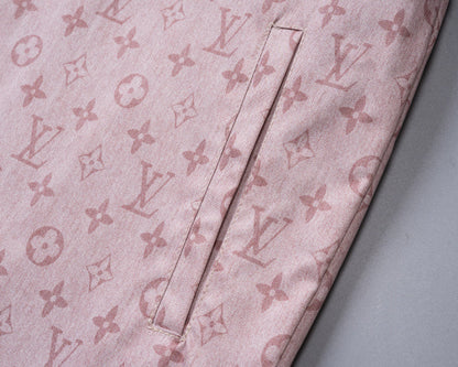 LVC030 New men's and women's autumn and winter new stand up collar jacket woven jacquard clothing