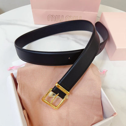 MBL4 Real leather 3.5CM 95-110CM Belt with all packing