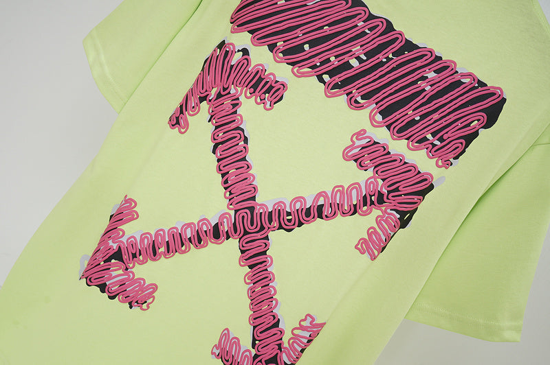 OFFC35   Men's and women's summer short-sleeved T-shirt clothes