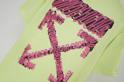 OFFC35   Men's and women's summer short-sleeved T-shirt clothes