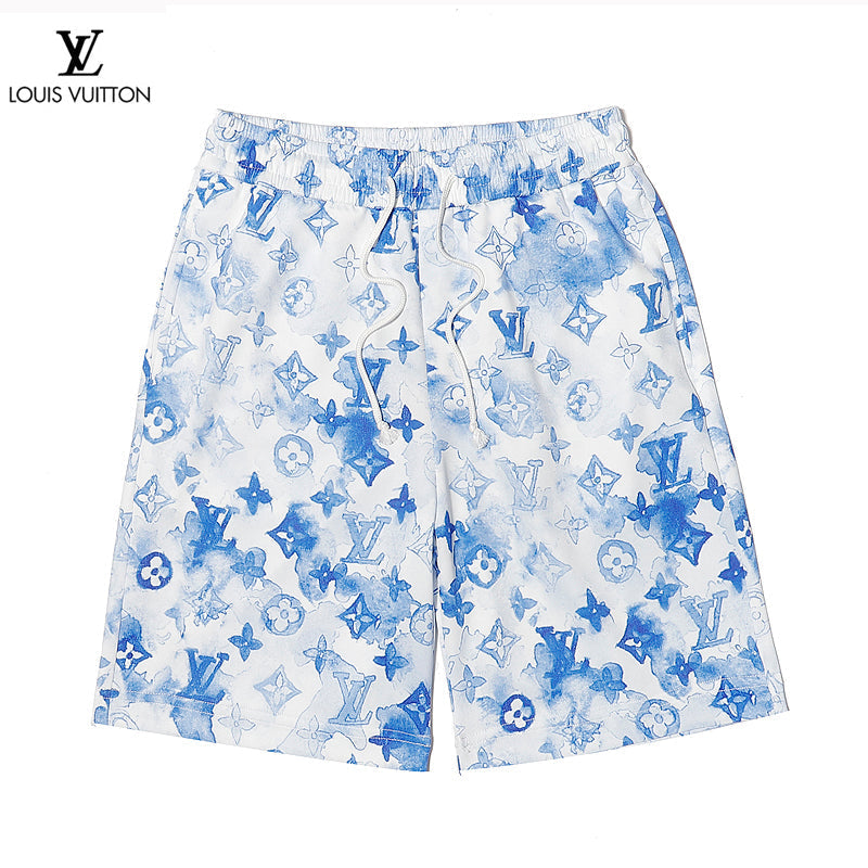 LVS1  Men's classic color print series shorts