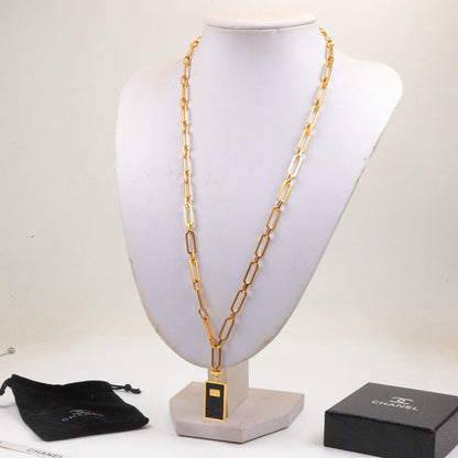 CHN53 Necklace 316L steel plating gold Jewelry