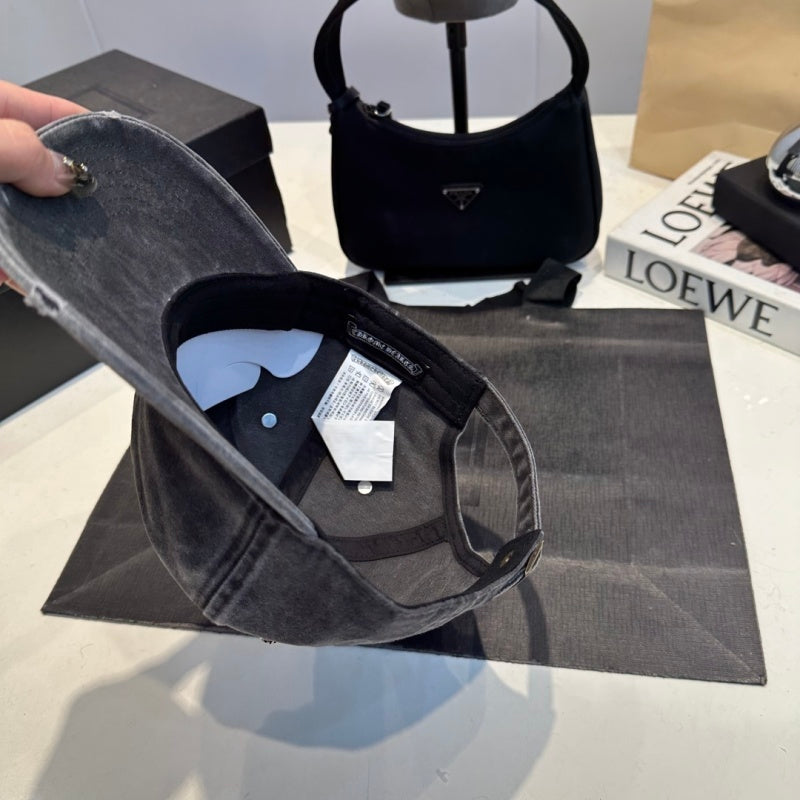 KLH2 New hardware rivet washed denim baseball cap Hat