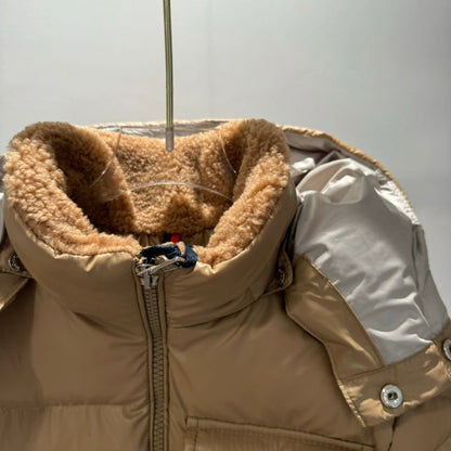 043023  Men's and women's lamb wool collar pocket decoration down   kids  jacket clothes