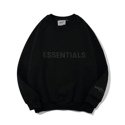 ESC21 New Men's and Women's Same Style Autumn/Winter Thin Velvet Hoodie Sweatshirt Clothing