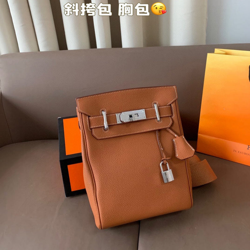 AHP3 Leather Bag 21-19CM Shoulder bags with box